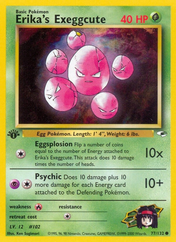 Image for Erika's Exeggcute (77) (077/132) (G1) - Pokemon