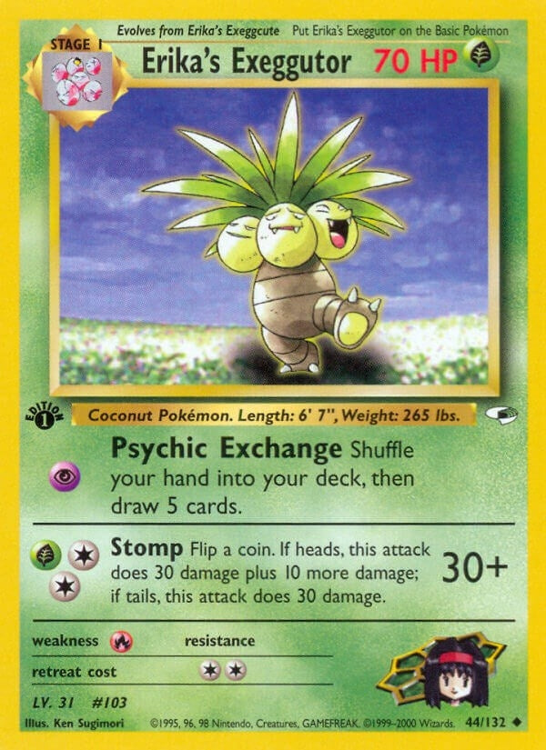 Image for Erika's Exeggutor (044/132) (G1) - Pokemon