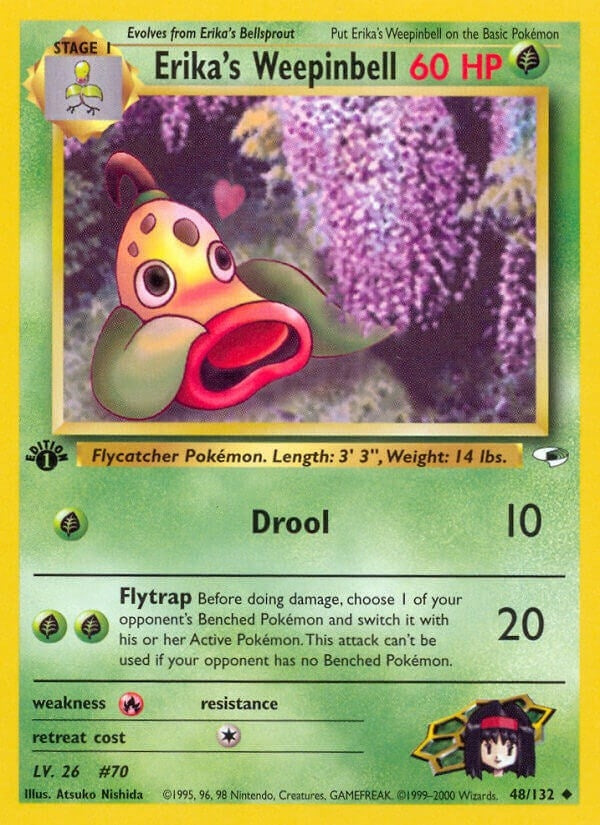 Image for Erika's Weepinbell (48) (048/132) (G1) - Pokemon