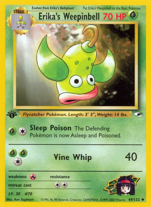 Image for Erika's Weepinbell (49) (049/132) (G1) - Pokemon