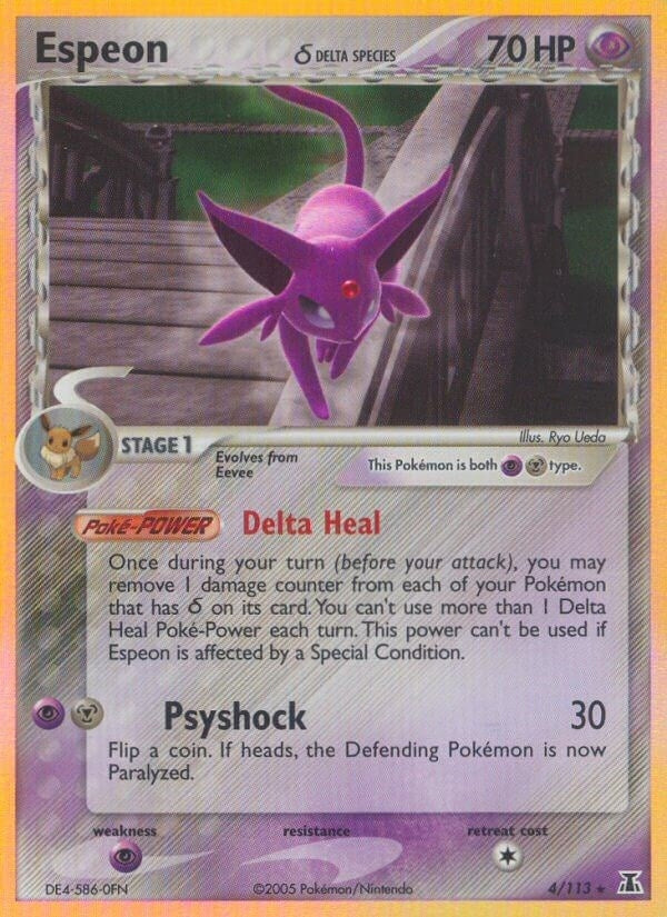 Image for Espeon (Delta Species) (4/113) (DS) - Pokemon