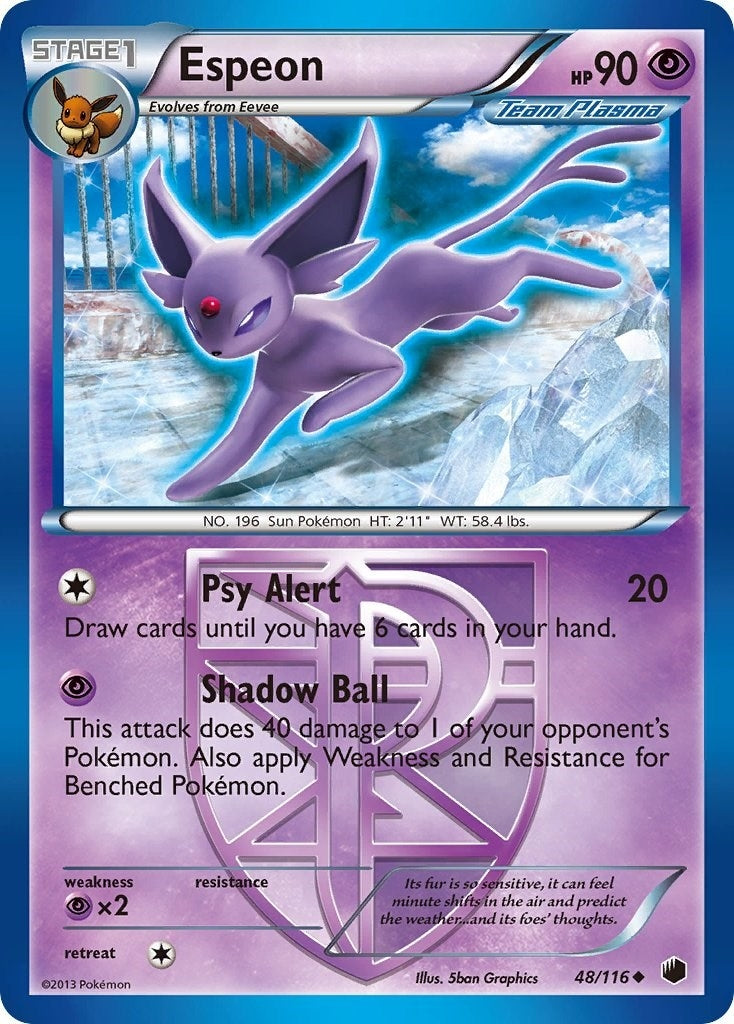 Image for Espeon (Team Plasma) (48/116) (PLF) - Pokemon