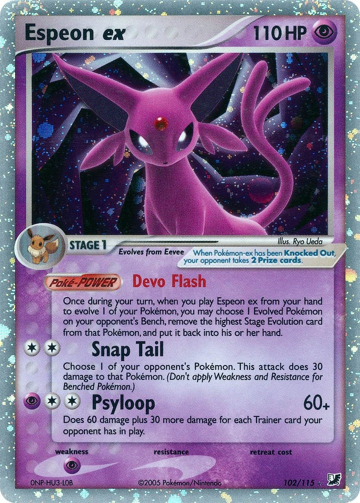 Image for Espeon ex (102/115) (UF) - Pokemon