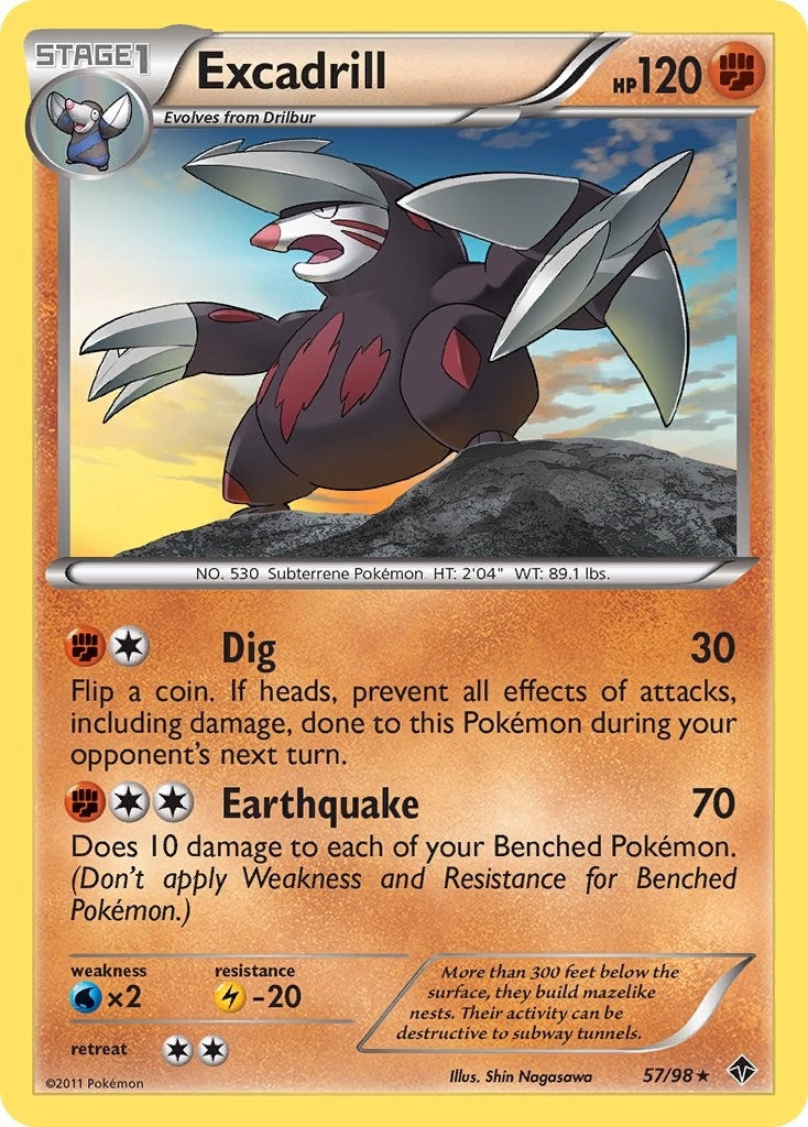 Image for Excadrill (57) (57/98) (EPO) - Pokemon