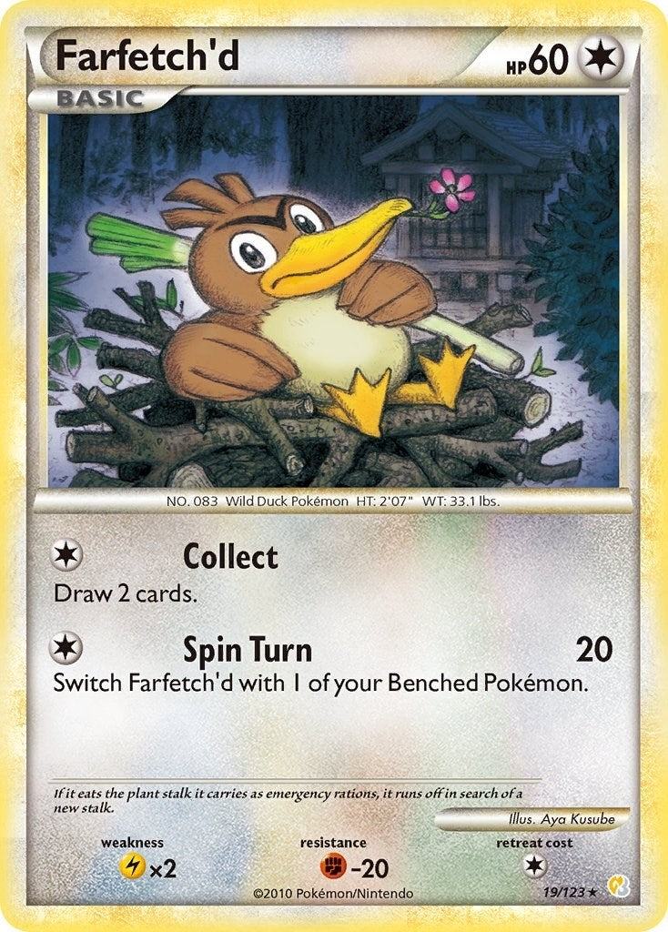 Image for Farfetch'd (19/123) (HS) - Pokemon