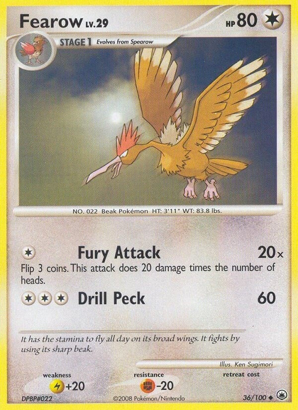 Image for Fearow (36/100) (MD) - Pokemon
