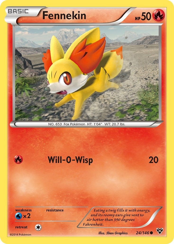 Image for Fennekin (24/146) (XY) - Pokemon