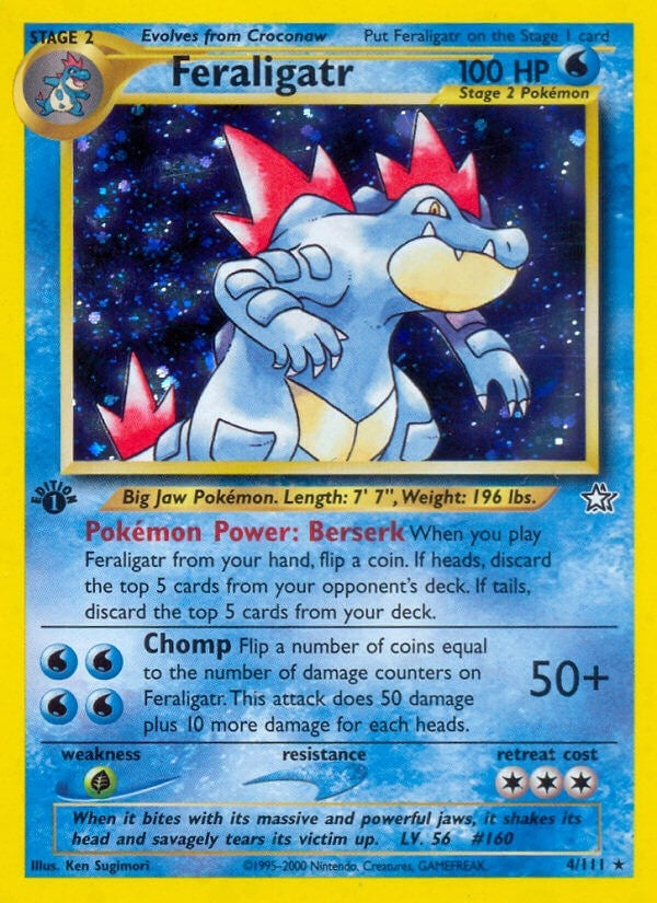 Image for Feraligatr (4) (004/111) (N1) - Pokemon