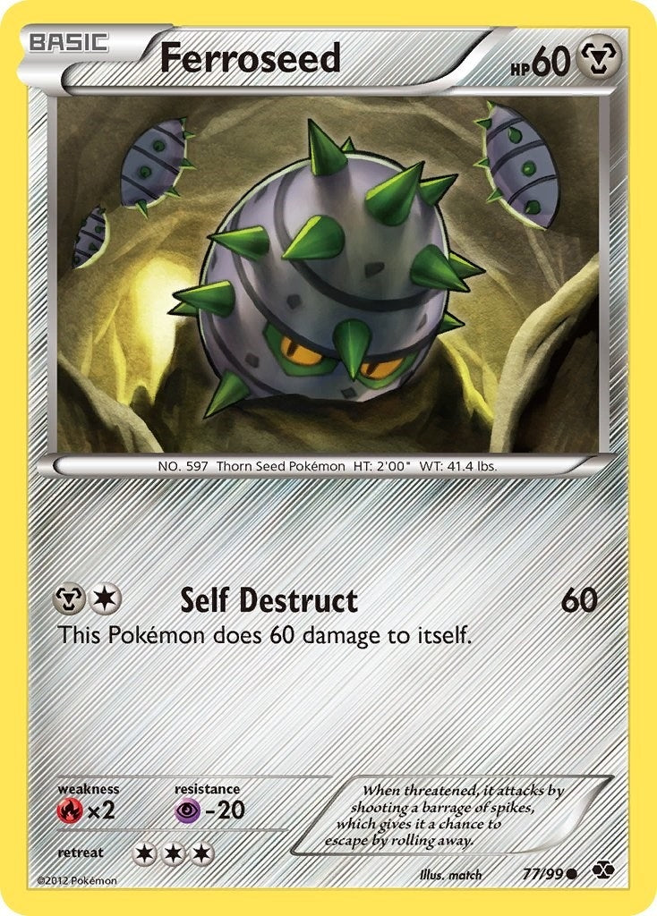 Image for Ferroseed (77/99) (NXD) - Pokemon