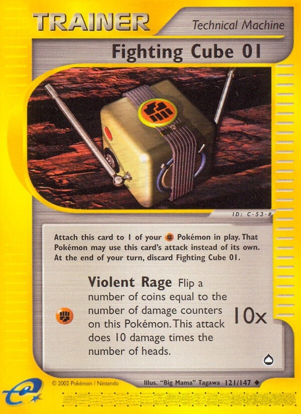 Image for Fighting Cube 01 (121/147) (AQ) - Pokemon