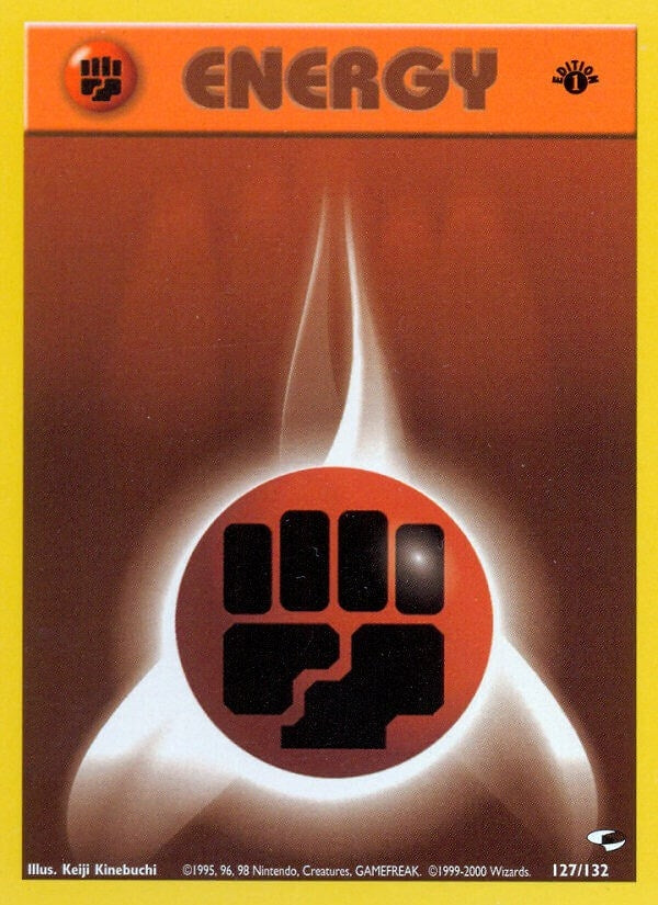 Image for Fighting Energy (127/132) (G1) - Pokemon