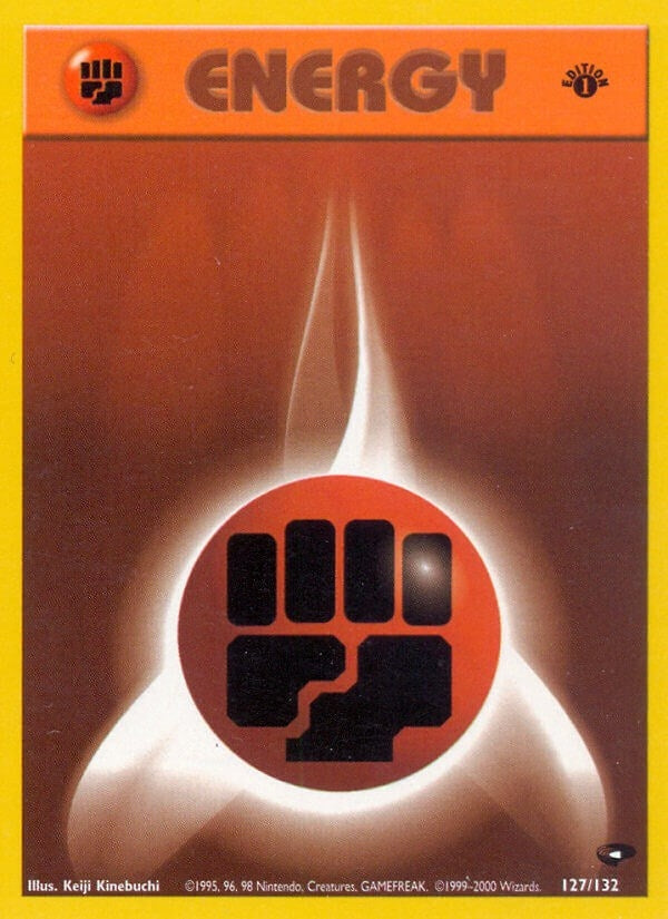 Image for Fighting Energy (127/132) (G2) - Pokemon