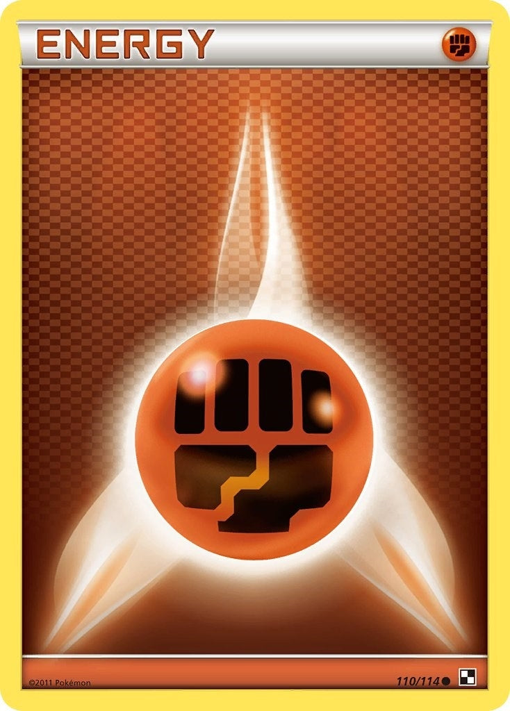 Image for Fighting Energy (110/114) (BLW) - Pokemon