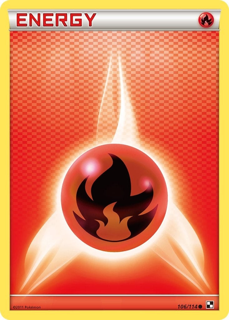 Image for Fire Energy (106/114) (BLW) - Pokemon