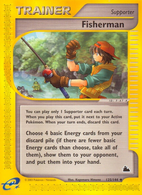 Image for Fisherman (125/144) (SK) - Pokemon