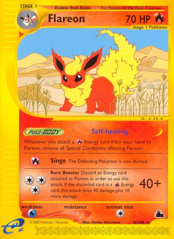 Image for Flareon (8) (008/144) (SK) - Pokemon