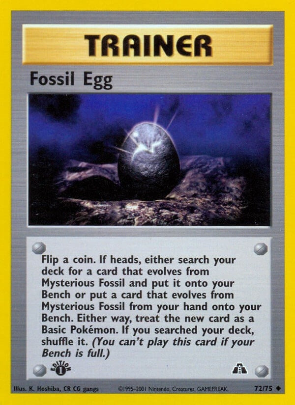 Image for Fossil Egg (72/75) (N2) - Pokemon