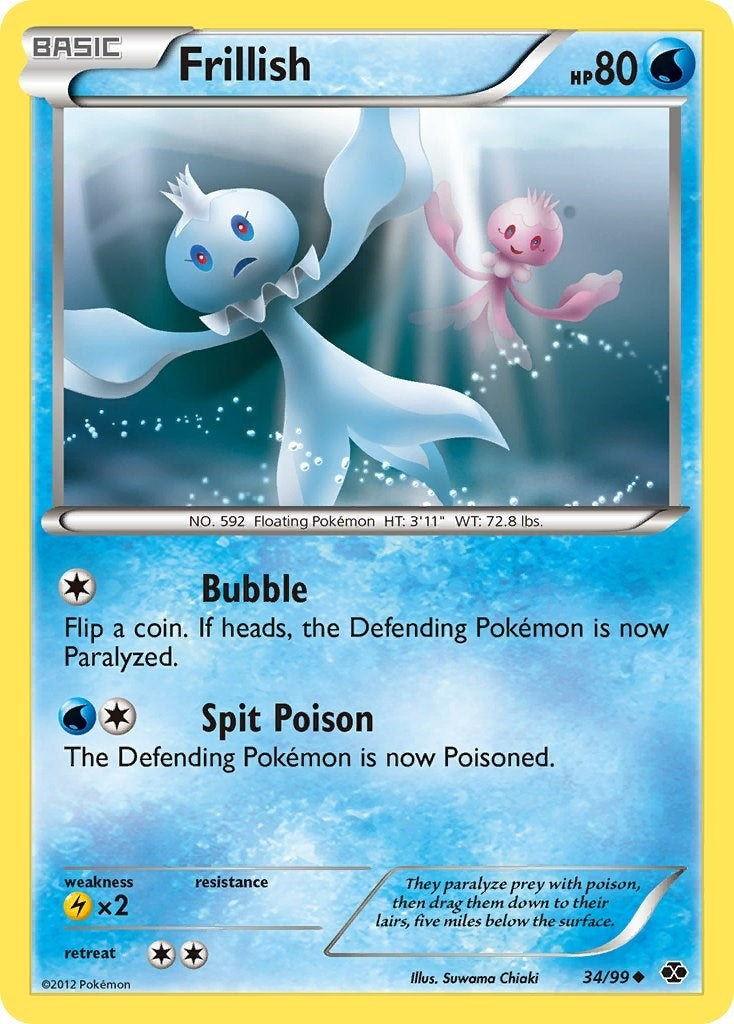 Image for Frillish (34/99) (NXD) - Pokemon