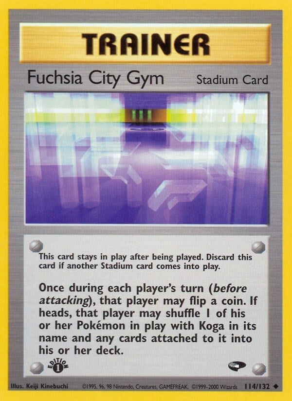 Image for Fuchsia City Gym (114/132) (G2) - Pokemon