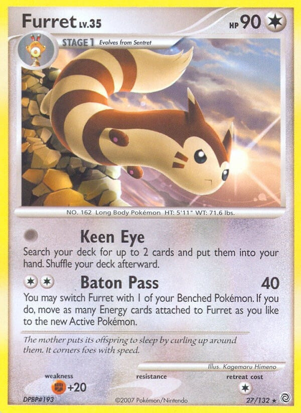 Image for Furret (27/132) (SW) - Pokemon