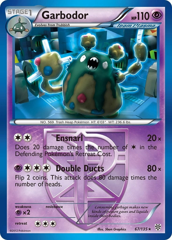 Image for Garbodor (Team Plasma) (67) (67/135) (PLS) - Pokemon