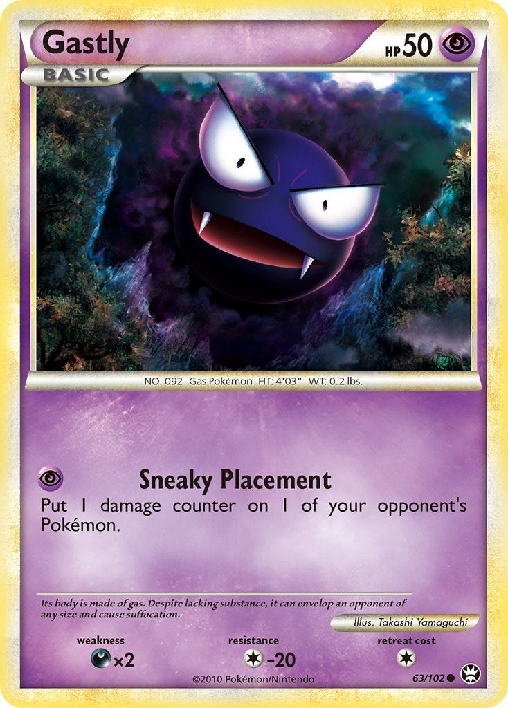 Image for Gastly (63/102) (TM) - Pokemon