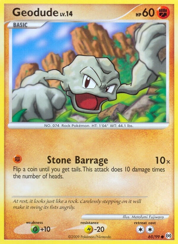 Image for Geodude (65/99) (AR) - Pokemon