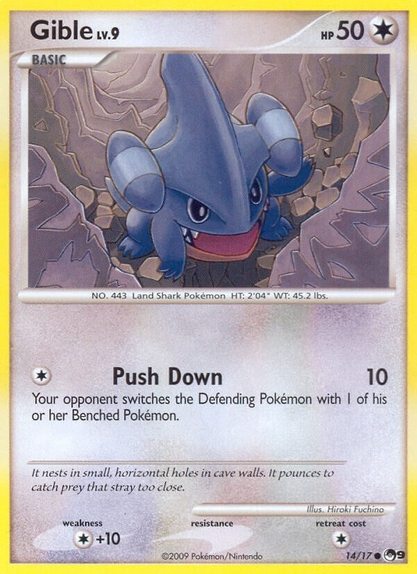 Image for Gible (014/017) (POP) - Pokemon