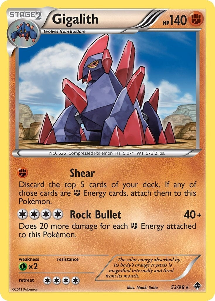 Image for Gigalith (53/98) (EPO) - Pokemon