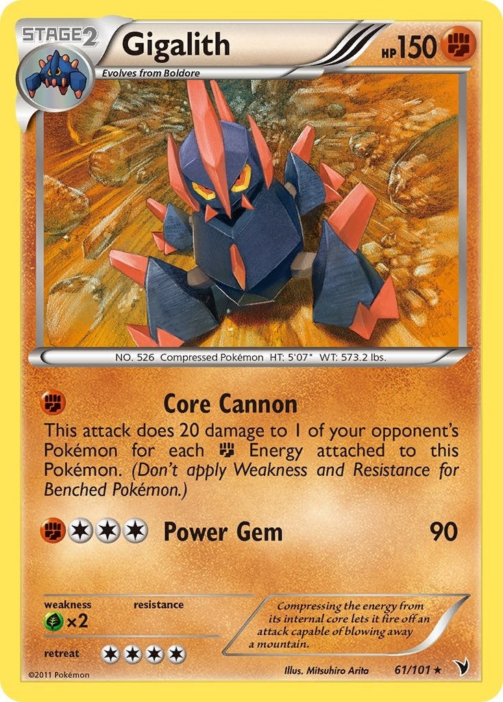 Image for Gigalith (61/101) (NVI) - Pokemon