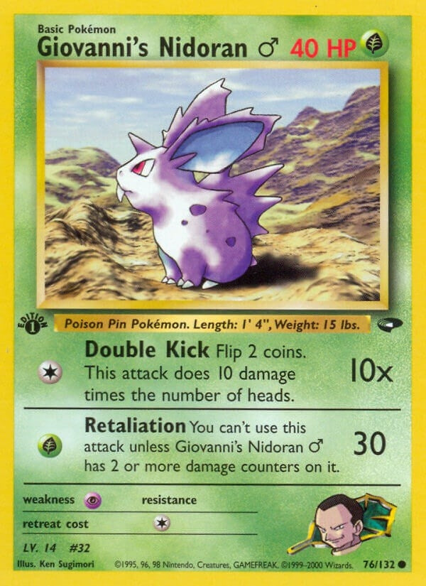 Image for Giovanni's Nidoran M (076/132) (G2) - Pokemon