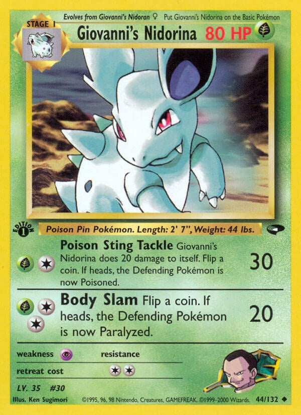 Image for Giovanni's Nidorina (044/132) (G2) - Pokemon