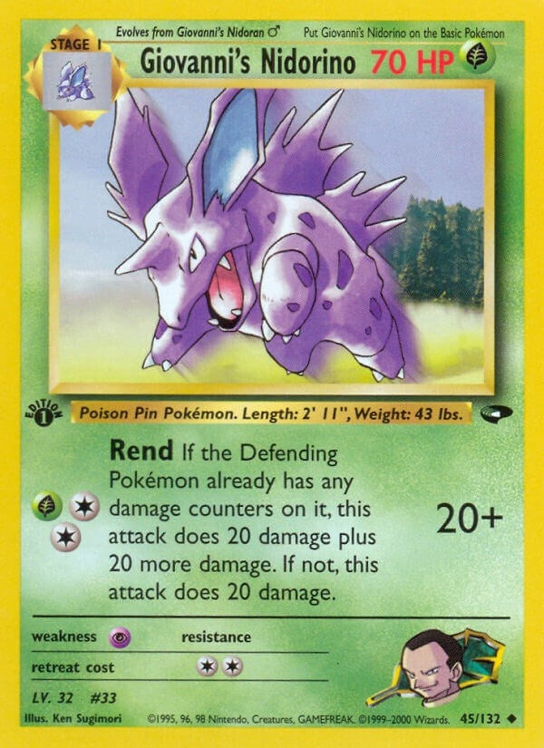 Image for Giovanni's Nidorino (045/132) (G2) - Pokemon