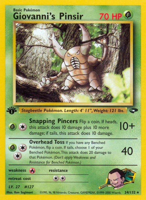 Image for Giovanni's Pinsir (024/132) (G2) - Pokemon