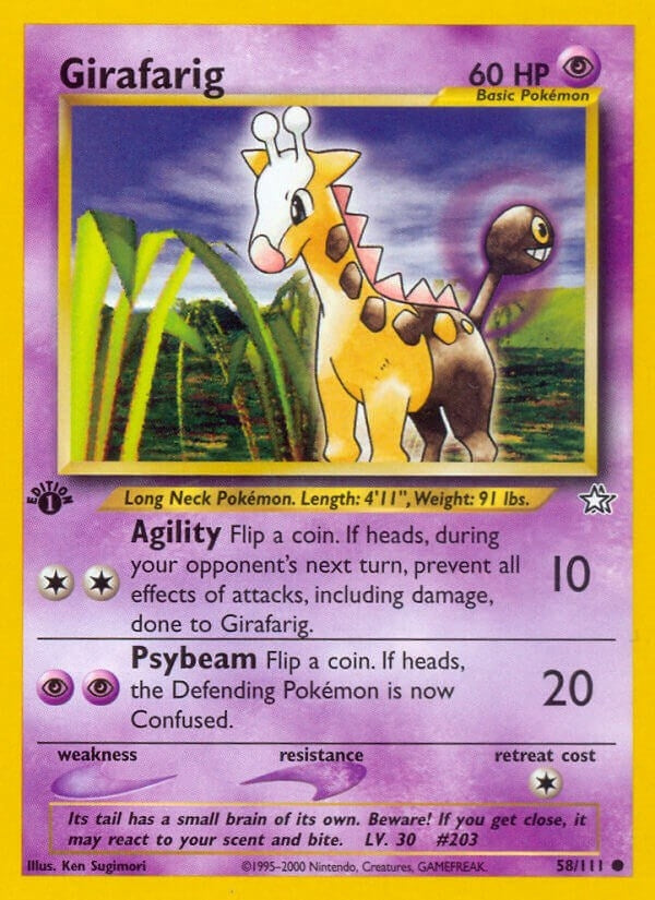 Image for Girafarig (058/111) (N1) - Pokemon
