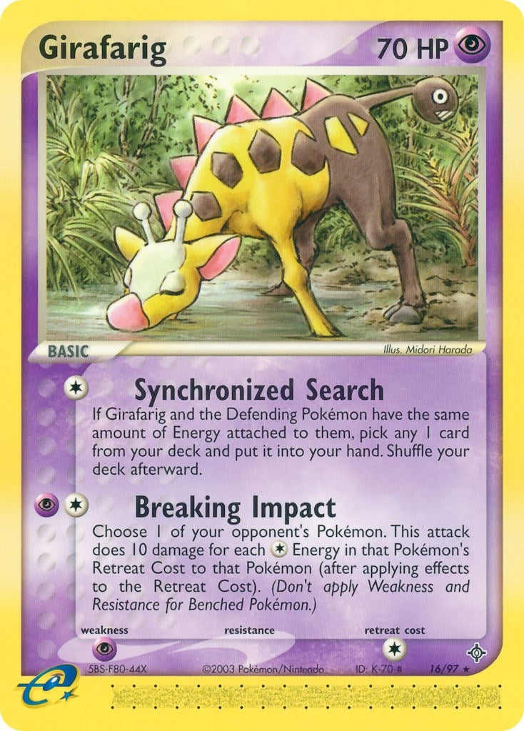 Image for Girafarig (16/97) (DR) - Pokemon