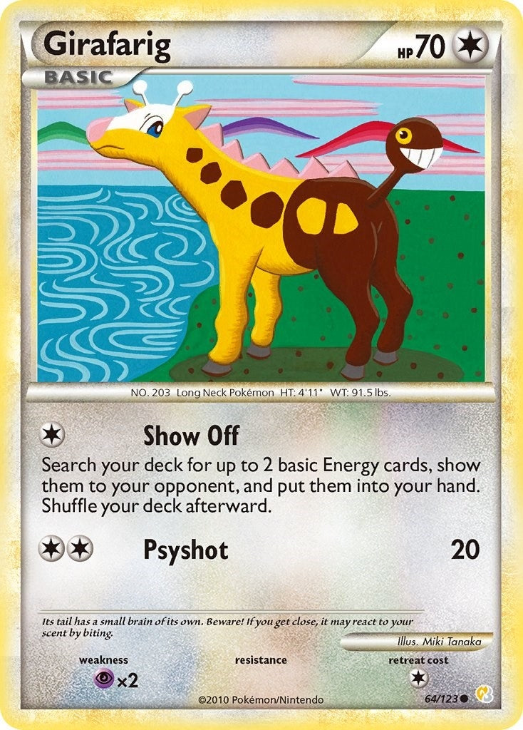 Image for Girafarig (64/123) (HS) - Pokemon