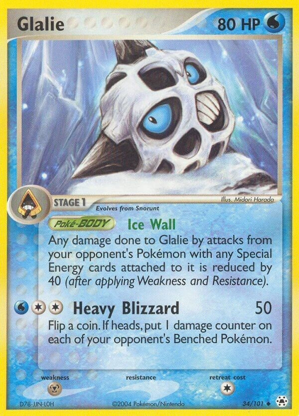 Image for Glalie (34/101) (HL) - Pokemon