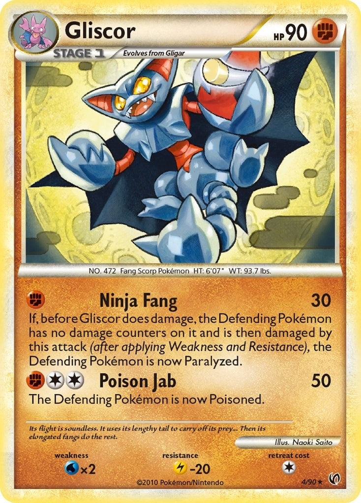 Image for Gliscor (4/90) (UD) - Pokemon