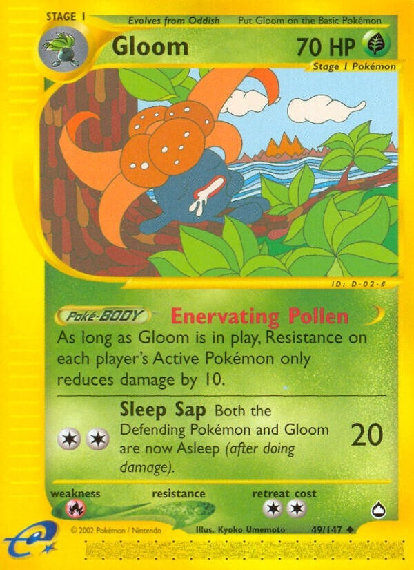 Image for Gloom (049/147) (AQ) - Pokemon