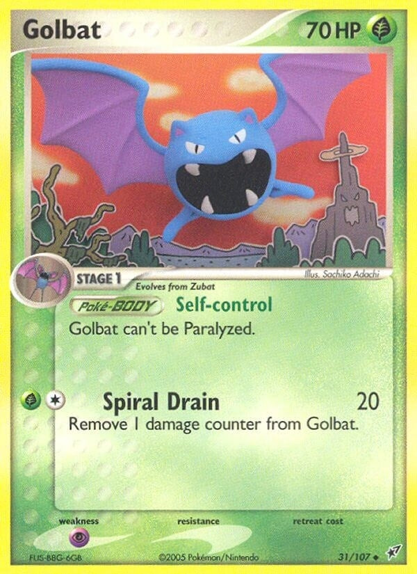 Image for Golbat (31/107) (DX) - Pokemon