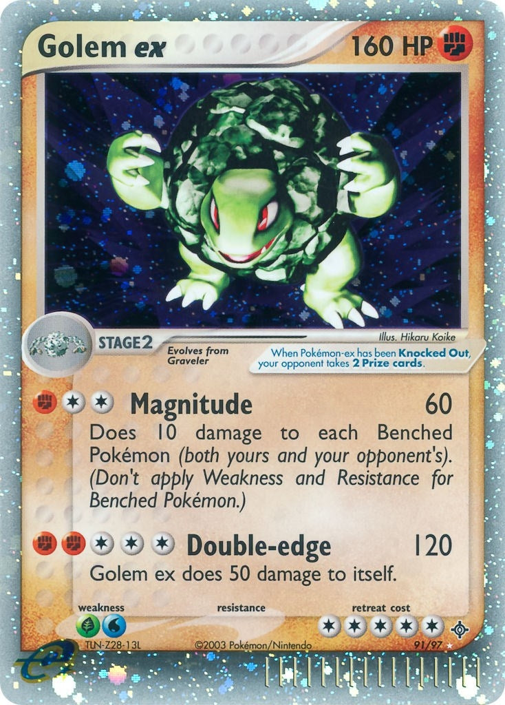 Image for Golem ex (91/97) (DR) - Pokemon