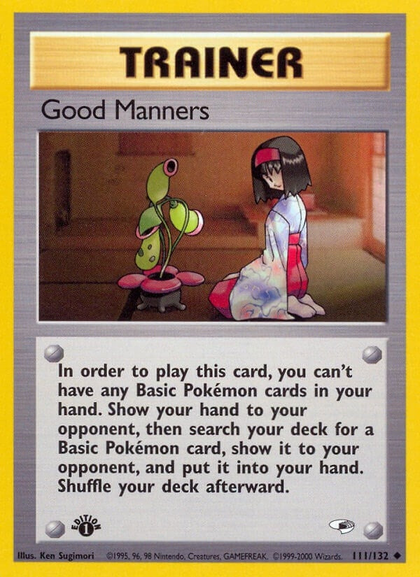 Image for Good Manners (111/132) (G1) - Pokemon