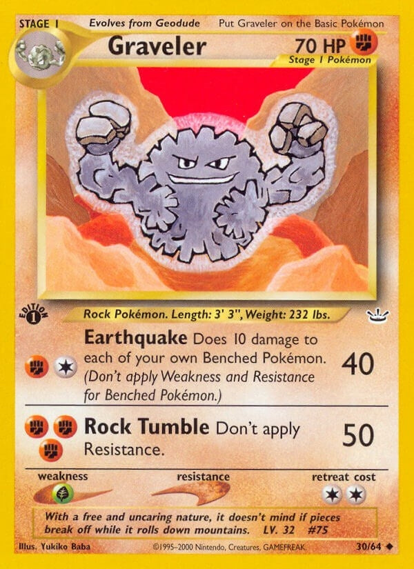 Image for Graveler (30/64) (N3) - Pokemon