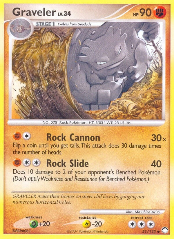 Image for Graveler (51/123) (MT) - Pokemon