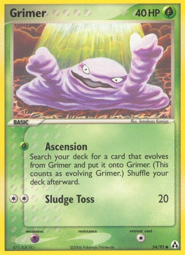 Image for Grimer (54/92) (LM) - Pokemon
