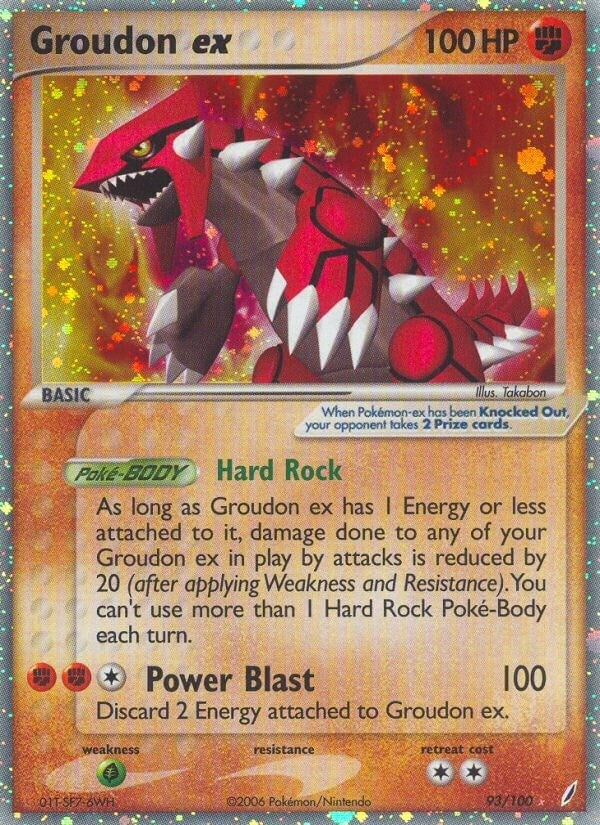 Image for Groudon ex (93/100) (CG) - Pokemon