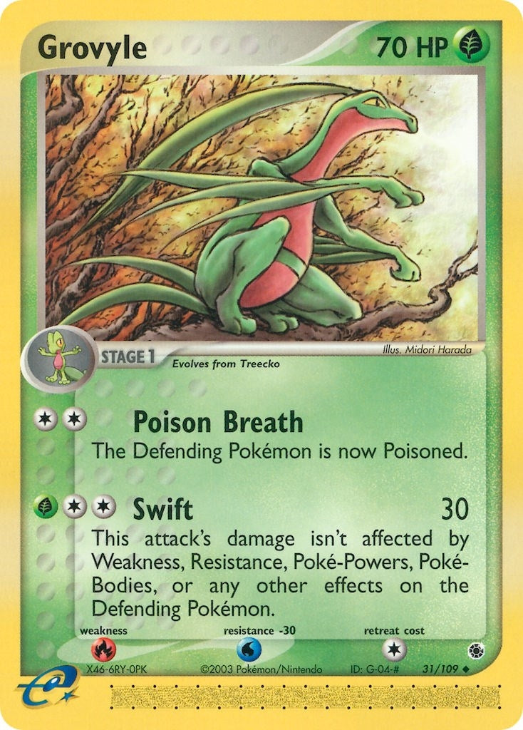 Image for Grovyle (31/109) (RS) - Pokemon