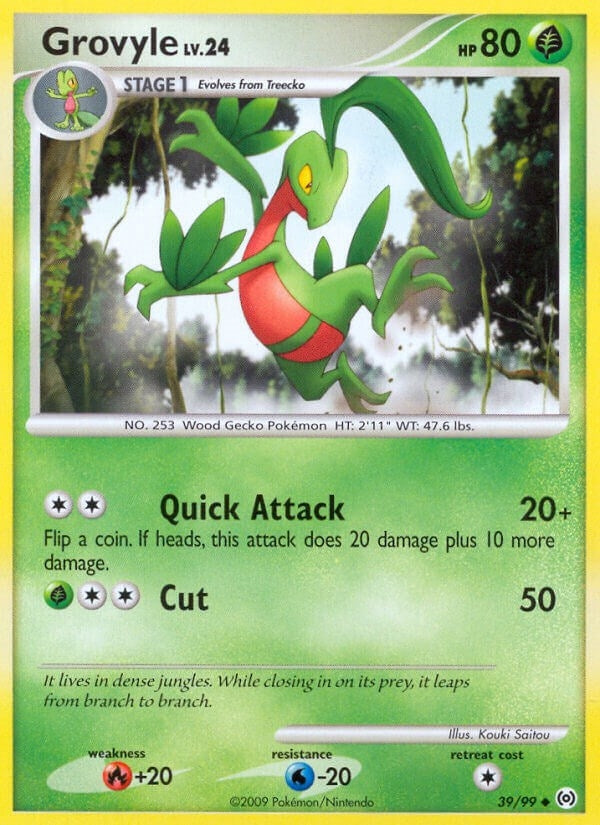 Image for Grovyle (39) (39/99) (AR) - Pokemon