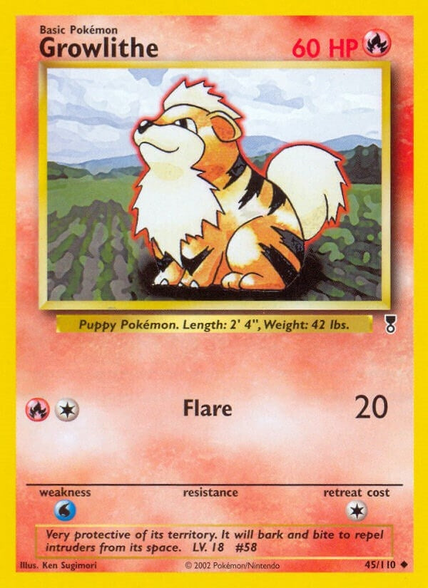 Image for Growlithe (045/110) (LC) - Pokemon